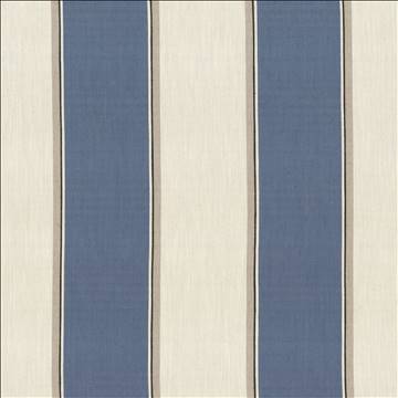 Kasmir Fabrics Thoreau Stripe Indigo Fabric 